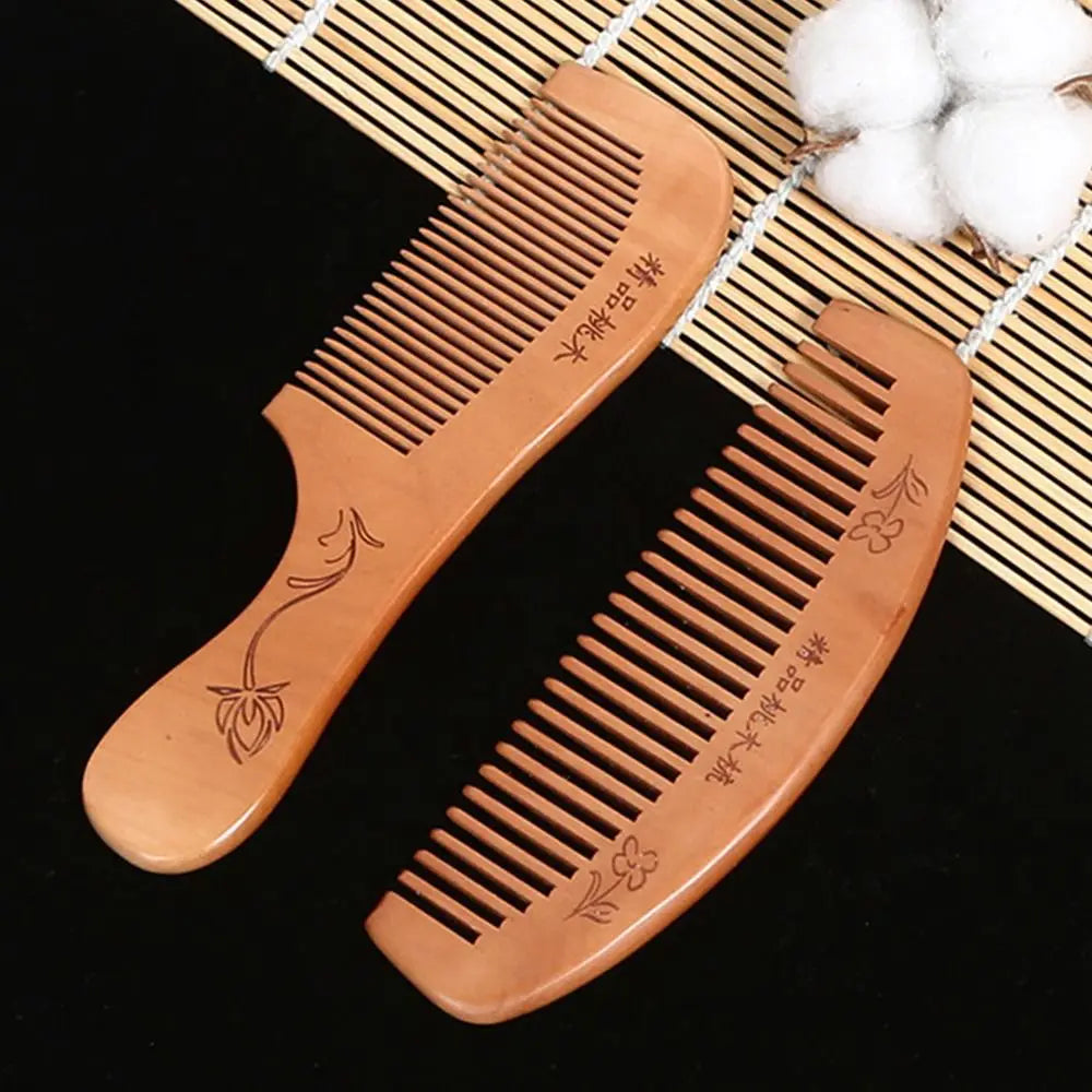 Wood Comb & Head Massage Tool