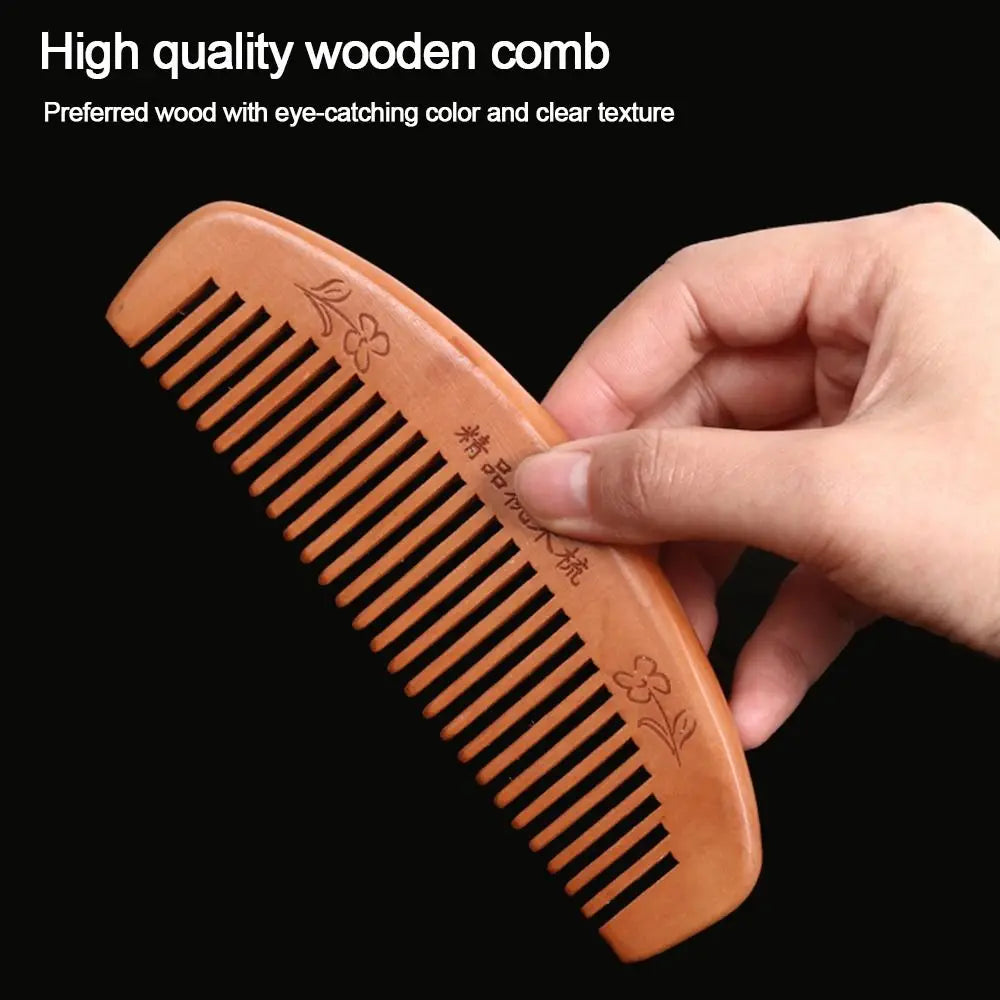 Wood Comb & Head Massage Tool