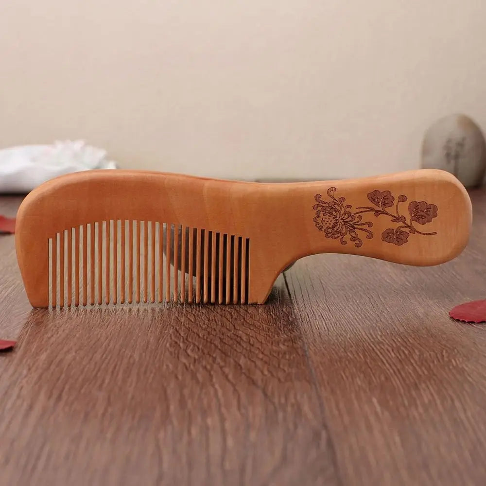 Wood Comb & Head Massage Tool