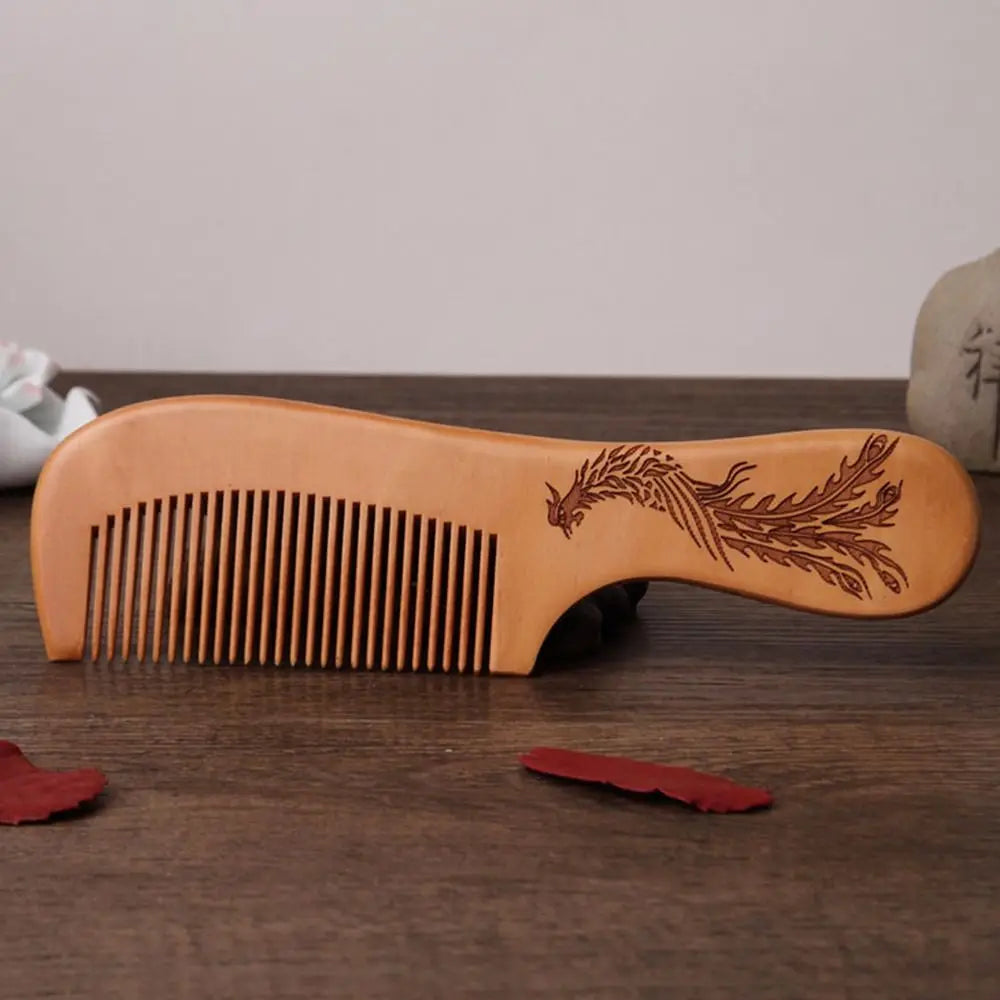 Wood Comb & Head Massage Tool