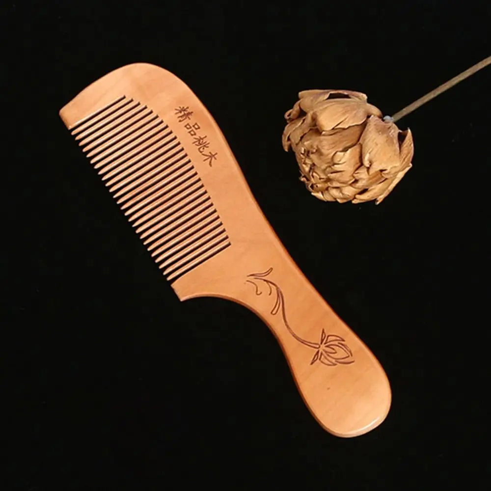 Wood Comb & Head Massage Tool