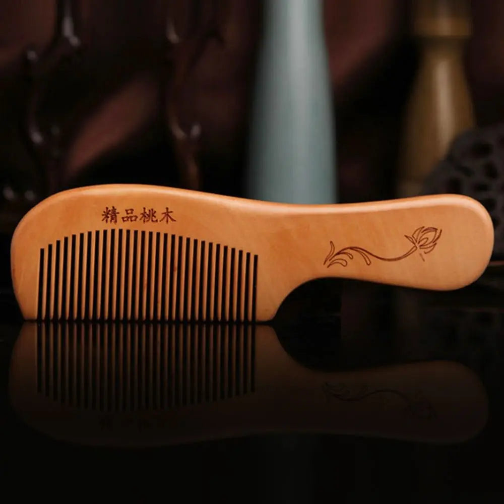Wood Comb & Head Massage Tool
